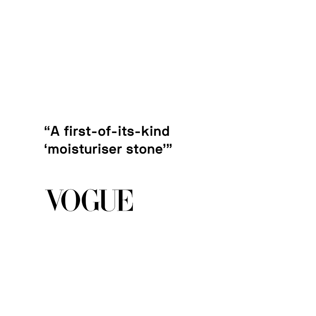 a first of its kind' moisturiser stone
